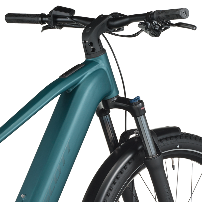 Scott Axis 30 Electric Hybrid Bike 2026 in Cypress Green-3