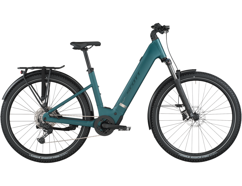 Scott Axis 30 Wave Electric Hybrid Bike 2026 in Cypress Green