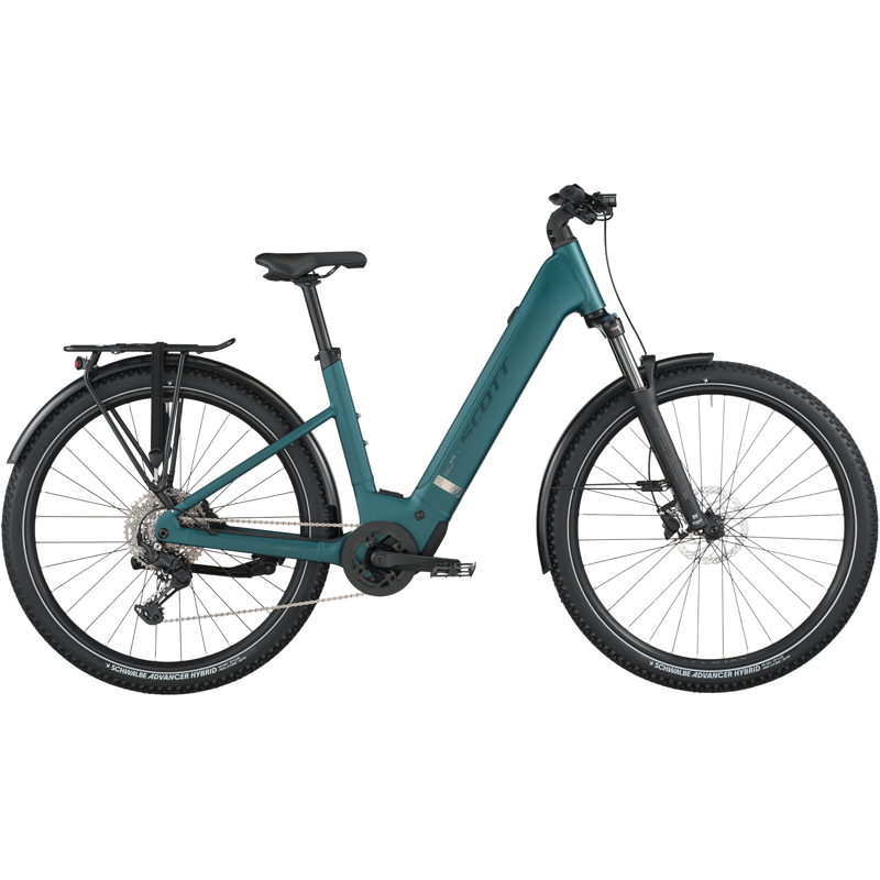 Balfes Bikes Scott Axis 30 Wave Electric Hybrid Bike 2026 in Cypress Green | Free postage over £30, £10 off first order, price match & 0% finance.
