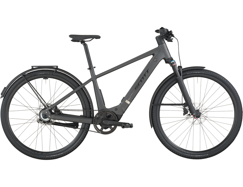 Balfes Bikes Scott Passage 10 Belt Electric Hybrid Bike 2026 in Midnight Grey | Free postage over £30, £10 off first order, price match & 0% finance.