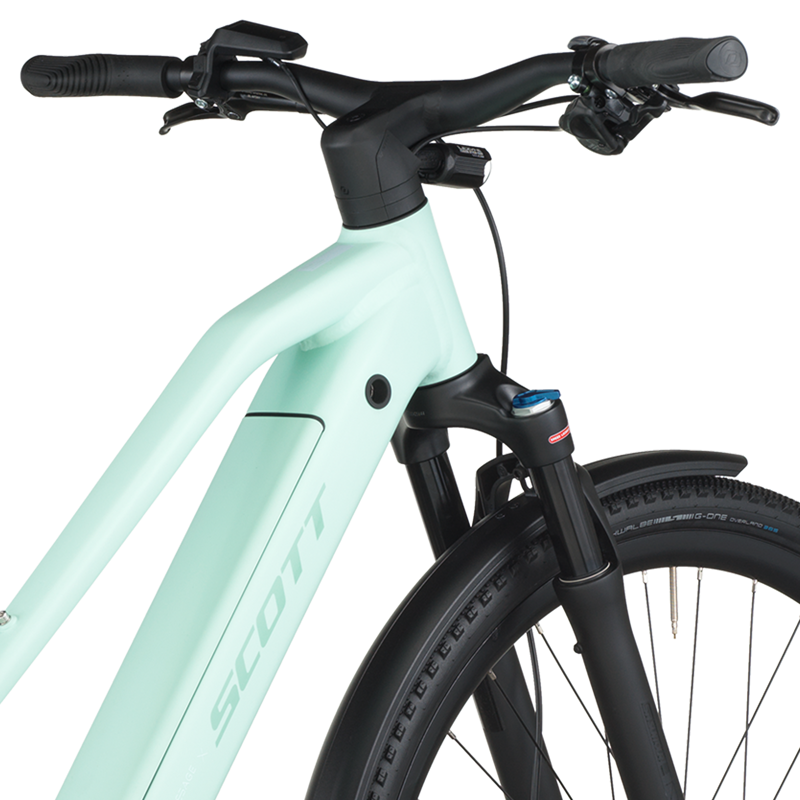 Scott Passage 10 Belt Slope Electric Hybrid Bike 2026 in Mint Green-4