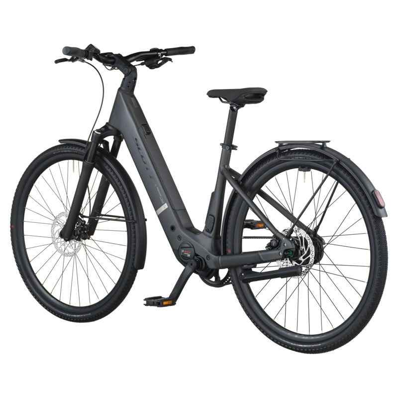 Scott Passage 10 Belt Wave Electric Hybrid Bike 2026 in Midnight Grey-2
