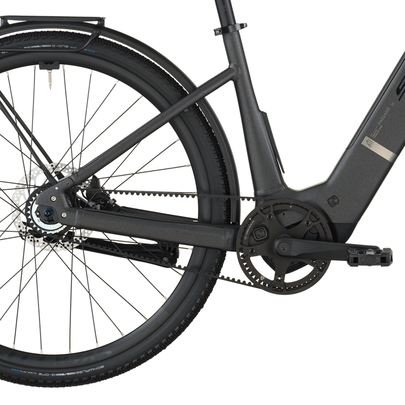 Scott Passage 10 Belt Wave Electric Hybrid Bike 2026 in Midnight Grey-3