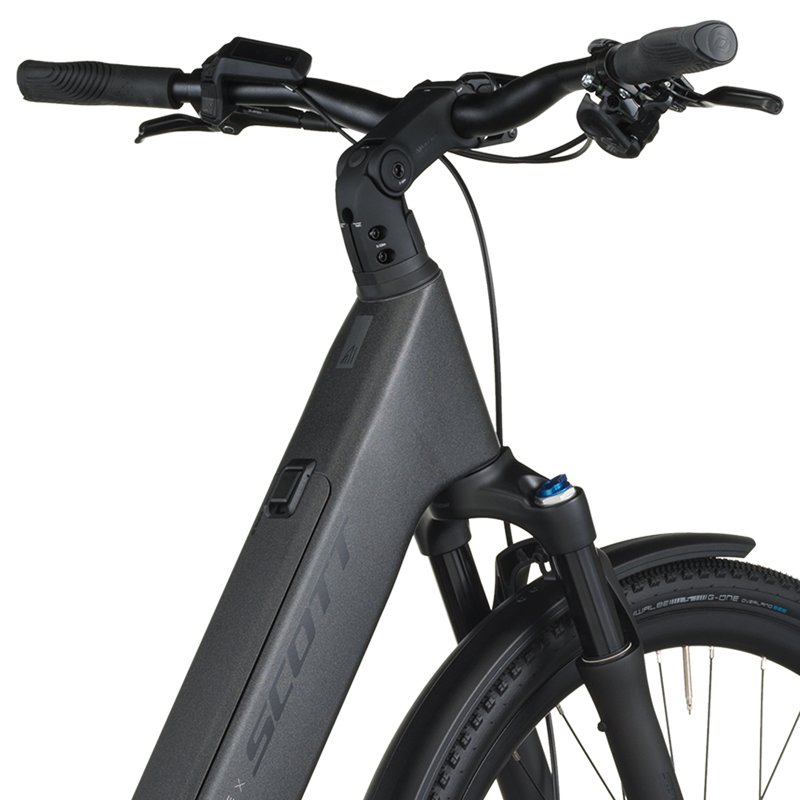 Scott Passage 10 Belt Wave Electric Hybrid Bike 2026 in Midnight Grey-4