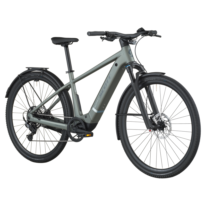 Scott Passage 20 Electric Bike 2026 in Highland Green-1