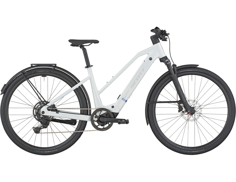 Balfes Bikes Scott Passage 20 Slope Electric Bike 2026 in Bianco White | Free postage over £30, £10 off first order, price match & 0% finance.