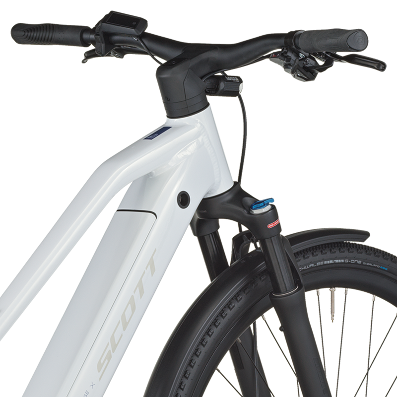 Scott Passage 20 Slope Electric Bike 2026 in Bianco White-4