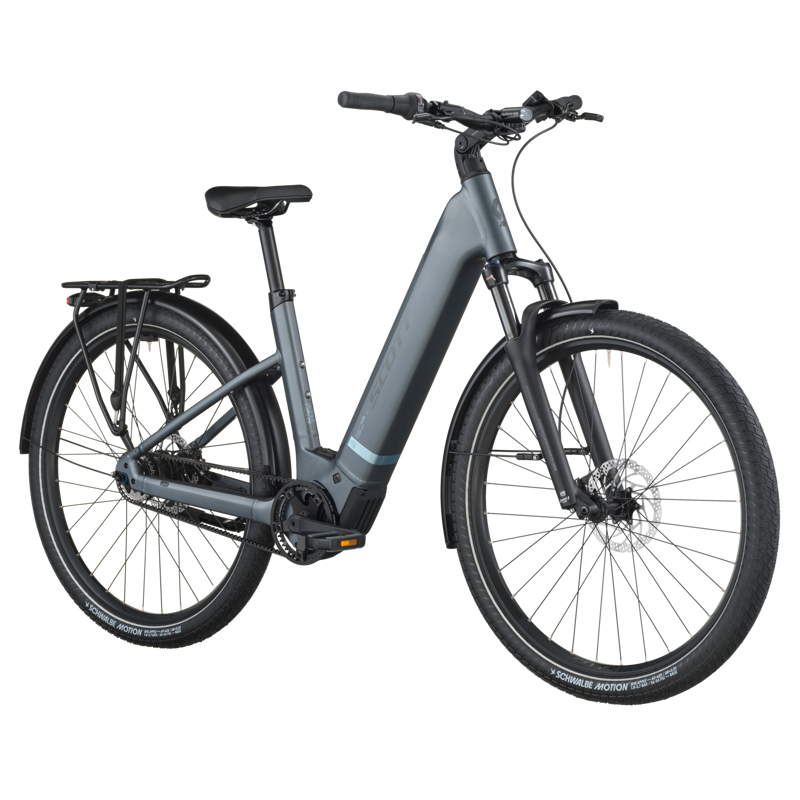 Scott Sub Tour 20 Wave Electric Hybrid Bike 2026 in Smoke Grey-1