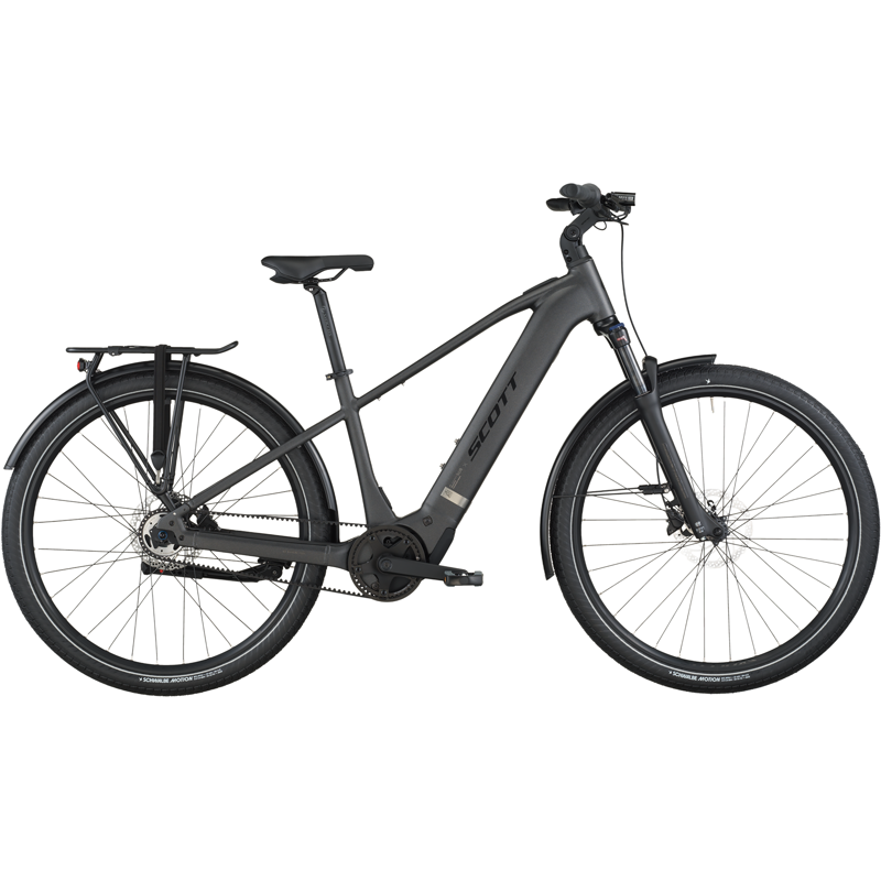 Balfes Bikes Scott Sub Tour 30 Electric Hybrid Bike 2026 in Midnight Grey | Free postage over £30, £10 off first order, price match & 0% finance.