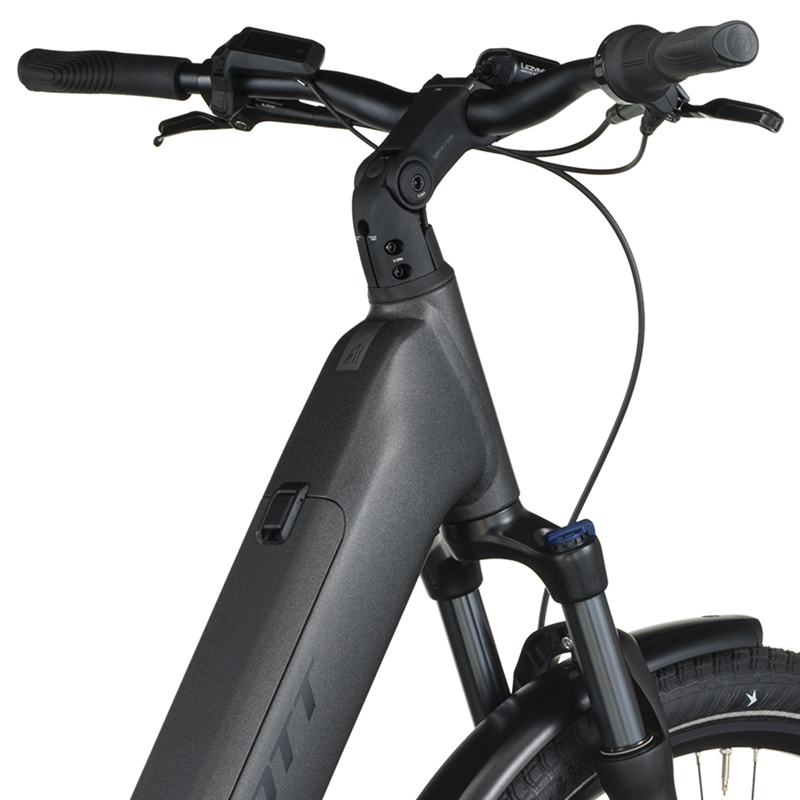 Scott Sub Tour 30 Wave Electric Hybrid Bike 2026 in Midnight Grey-3
