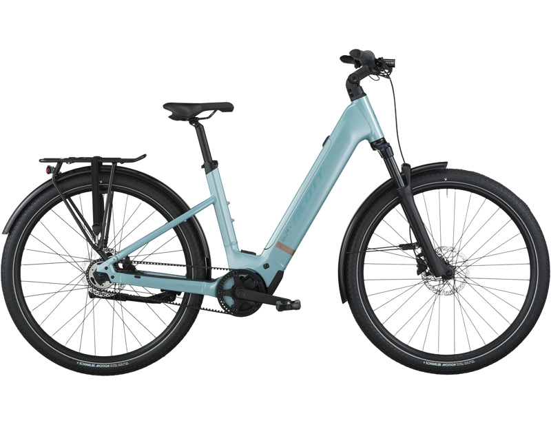 Scott Sub Tour 30 Wave Electric Hybrid Bike 2026 in Sterling Blue