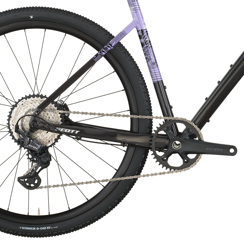 Scott Speedster Gravel 10 Gravel Bike 2026 in Carbon Black / Tulip Purple-3