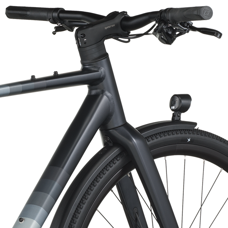 Scott Metrix 20 Equipped Hybrid Bike 2026 in Alloy Silver / Black-4