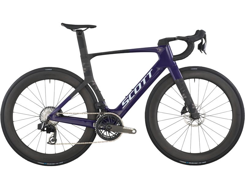 Balfes Bikes Scott Foil RC Team Road Bike 2026 in Grape Purple / Carbon Black | Free postage over £30, £10 off first order, price match & 0% finance.