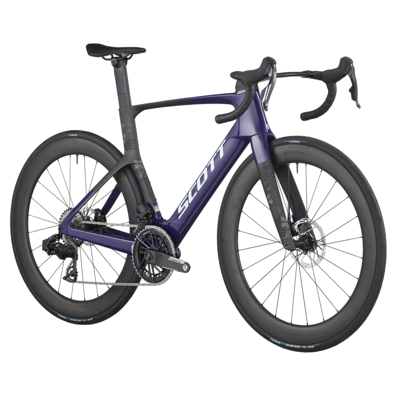 Scott Foil RC Team Road Bike 2026 in Grape Purple / Carbon Black-1