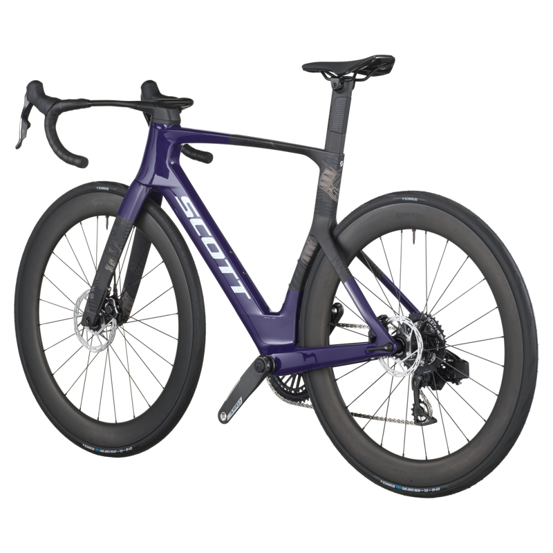 Scott Foil RC Team Road Bike 2026 in Grape Purple / Carbon Black-2