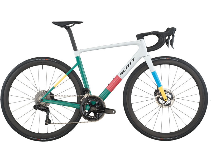 Scott Addict RC Pro Road Bike 2026 in Beluga Grey/Seashore Green