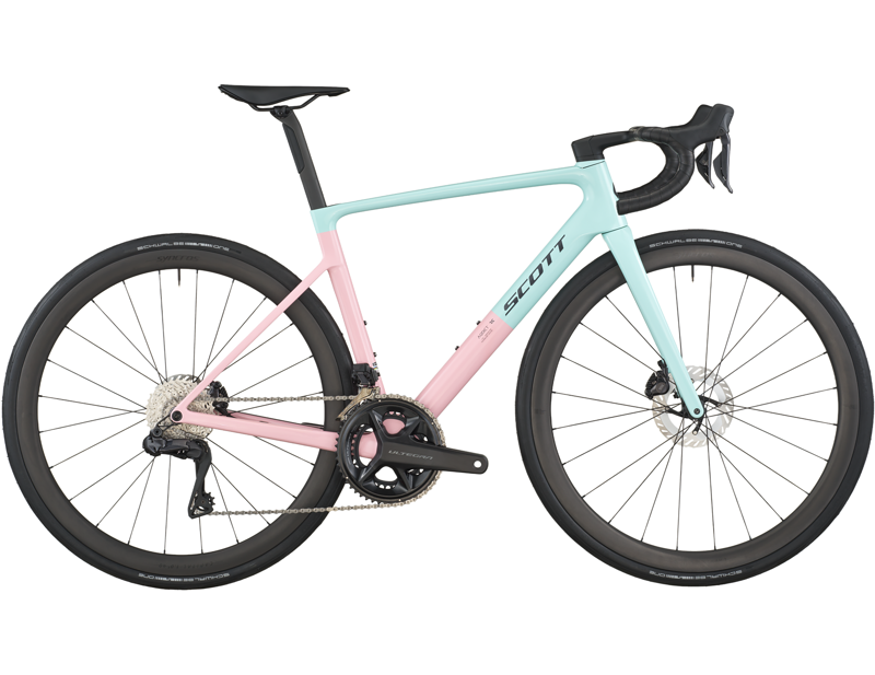 Scott Addict RC 10 Road Bike 2026 in Gelato Blue and Pink