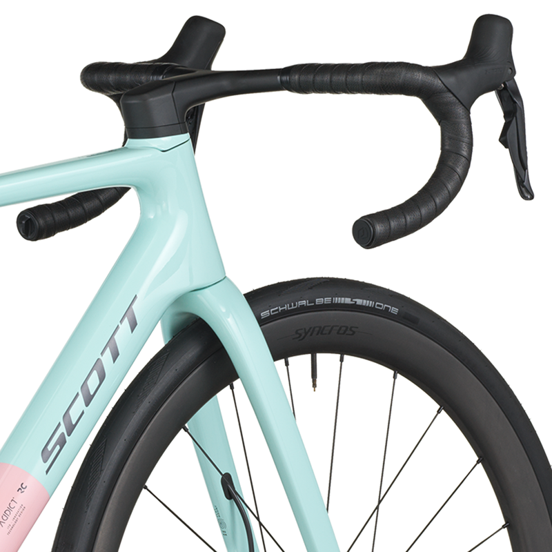 Scott Addict RC 10 Road Bike 2026 in Gelato Blue and Pink-4