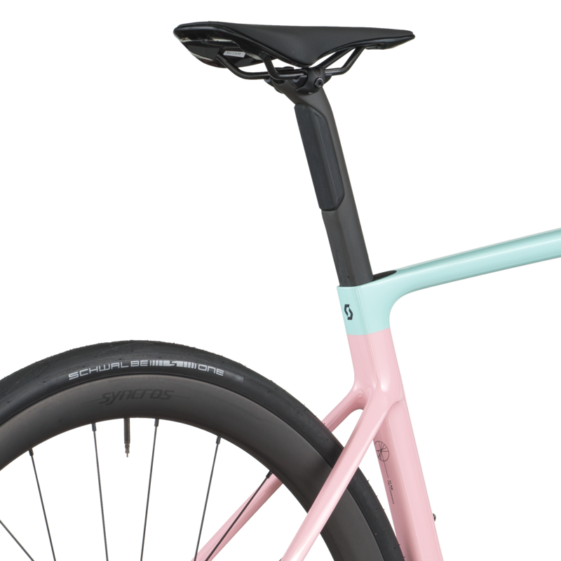 Scott Addict RC 10 Road Bike 2026 in Gelato Blue and Pink-5