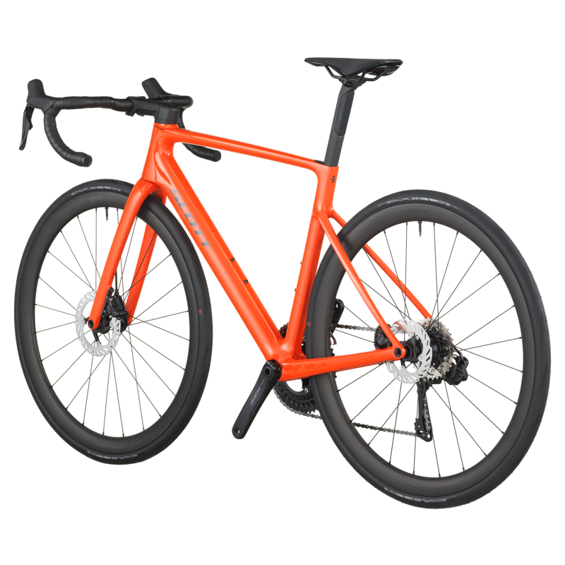 Scott Bike Addict RC 30 Carbon Road Bike 2026 in Flame Orange-2