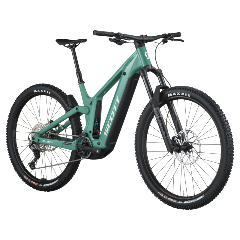 Scott Patron 930 Electric Full Suspension Mountain Bike 2026 in Safari Green-1