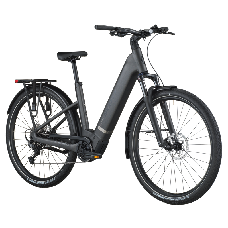 Scott Sub Sport 10 Wave Electric Hybrid Bike 2026 in Midnight Grey-1