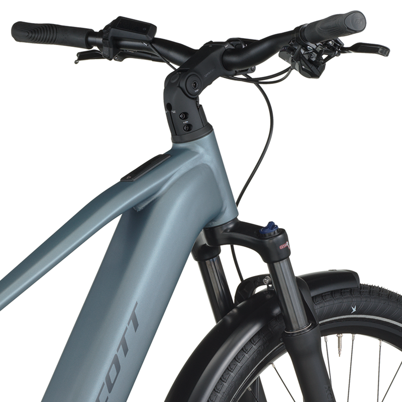 Scott Sub Sport 20 Electric Hybrid Bike 2026 in Hematite Blue-3