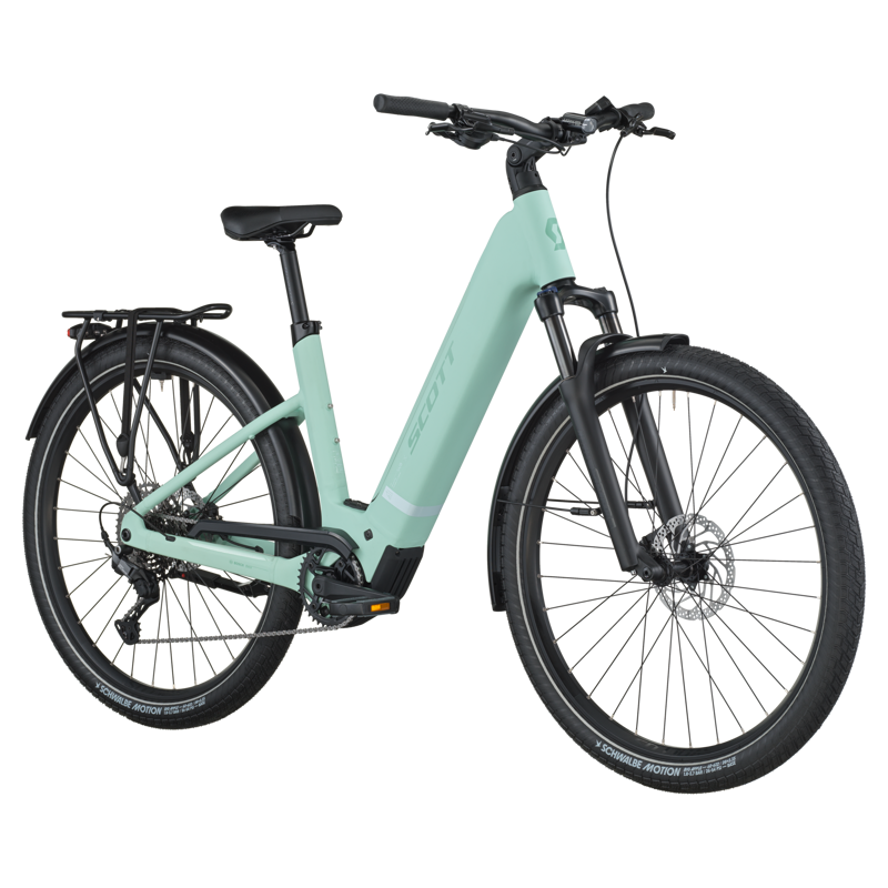 Scott Sub Sport 20 Wave Electric Hybrid Bike 2026 in Mint Green-1