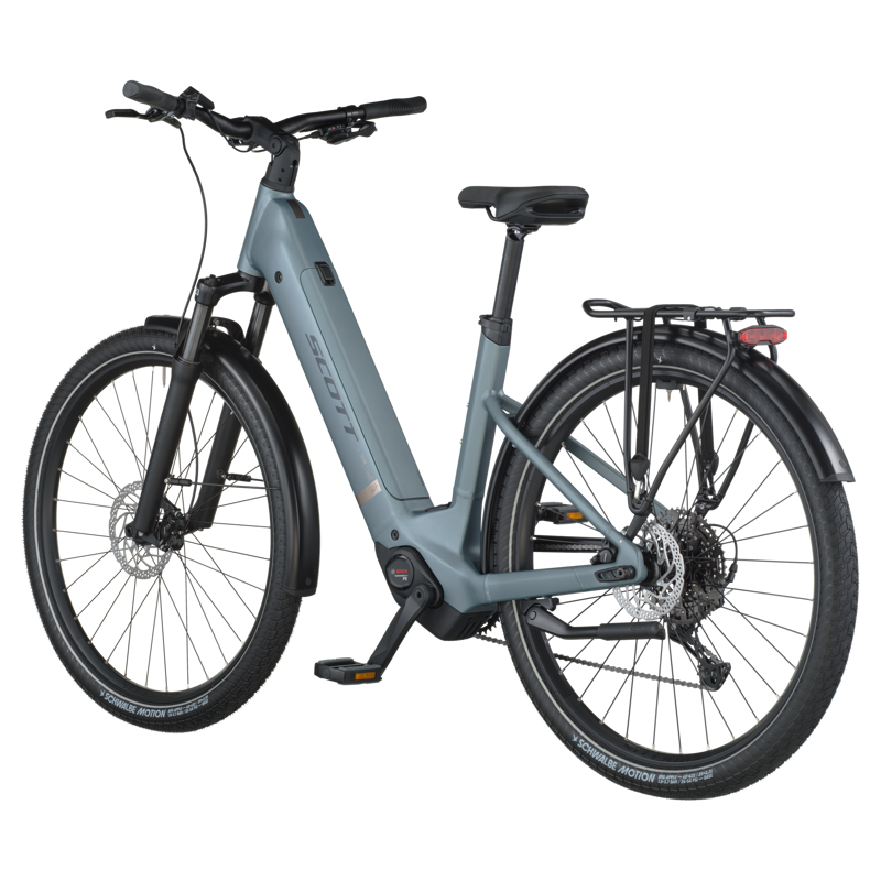 Scott Sub Sport 20 Wave Electric Hybrid Bike 2026 in Hematite Blue-2