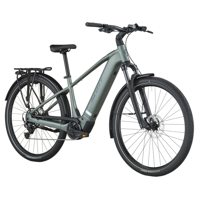 Scott Sub Sport 30 Electric Hybrid Bike 2026 in Highland Green-1