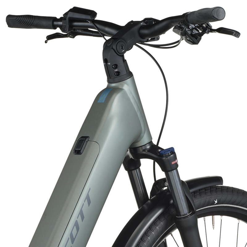 Scott Sub Sport 30 Wave Electric Hybrid Bike 2026 in Highland Green-3