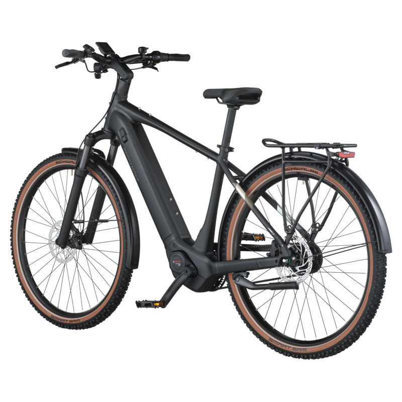 Bergamont E-Horizon SUV 20 Belt Electric Hybrid Bike 2026 in Matt Black-2