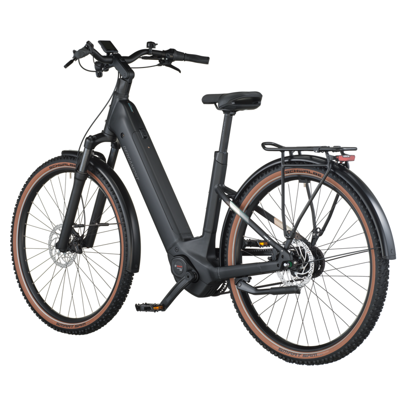 Bergamont E-Horizon SUV 20 Belt Wave Electric Hybrid Bike 2026 in Matt Black-2