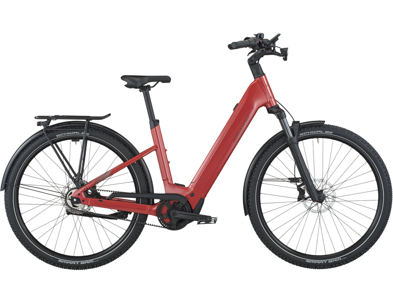 Balfes Bikes Bergamont E-Horizon SUV 20 Belt Wave Electric Hybrid Bike 2026 in Metallic Red | Free postage over £30, £10 off first order, price match & 0% finance.