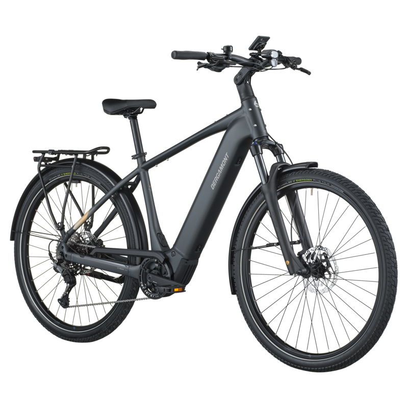 Bergamont E-Horizon Sport 20  Electric Hybrid Bike 2026 in Flaky Black-1