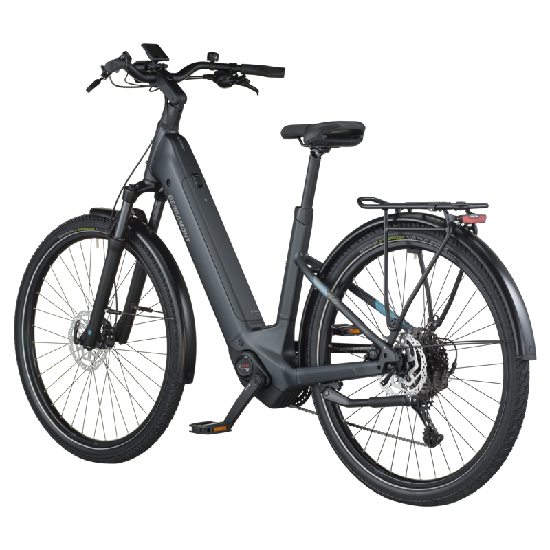 Bergamont E-Horizon Sport 20 Wave Electric Hybrid Bike 2026 in Flaky Black-2