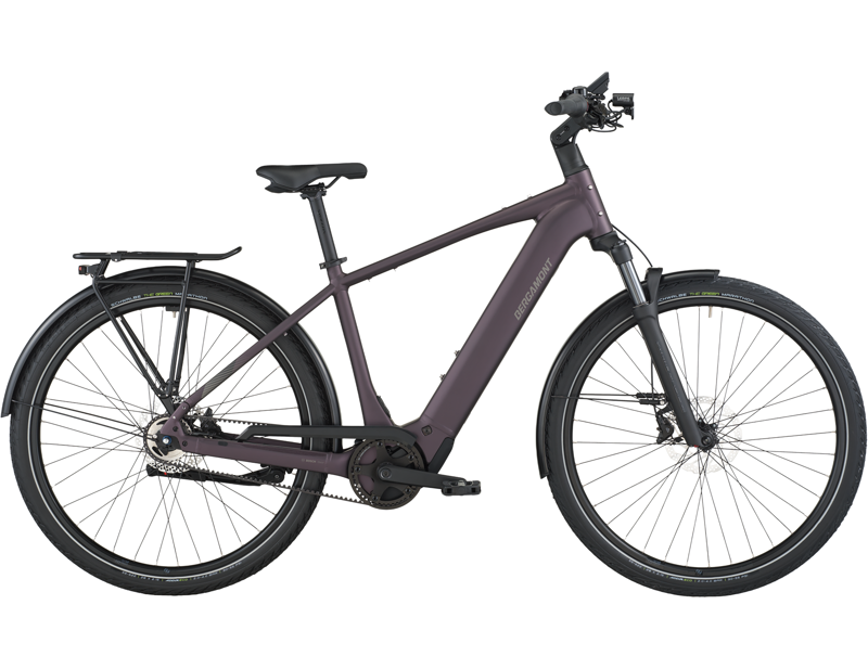 Balfes Bikes Bergamont E-Horizon Tour 10 Belt Electric Hybrid Bike 2026 in Dusky Purple | Free postage over £30, £10 off first order, price match & 0% finance.