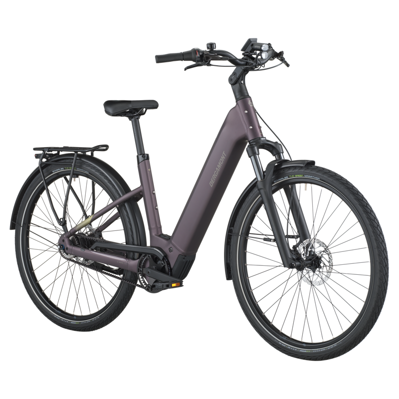 Bergamont E-Horizon Tour 10 Belt Wave Electric Hybrid Bike 2026 in Dusky Purple-1