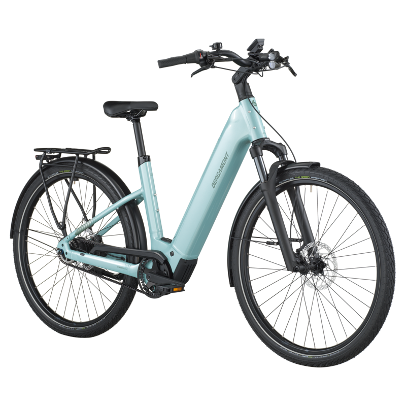 Bergamont E-Horizon Tour 10 Belt Wave Electric Hybrid Bike 2026 in Mermaid Blue-1