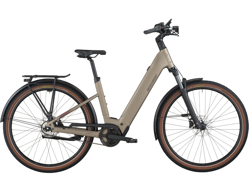 Balfes Bikes Bergamont E-Horizon Tour 20 Belt Wave Electric Hybrid Bike 2026 in Warm Silver | Free postage over £30, £10 off first order, price match & 0% finance.