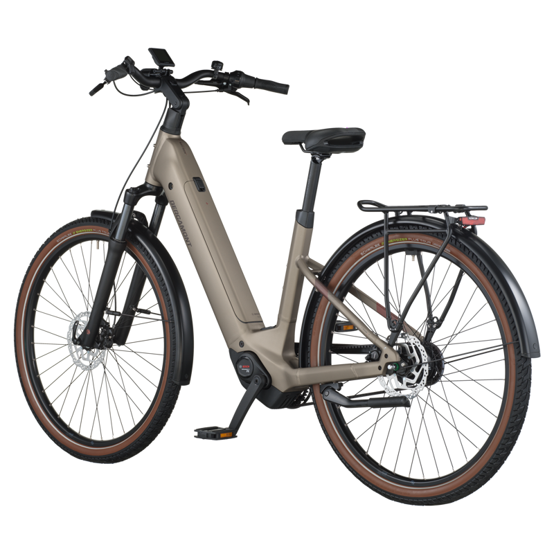 Bergamont E-Horizon Tour 20 Belt Wave Electric Hybrid Bike 2026 in Warm Silver-2
