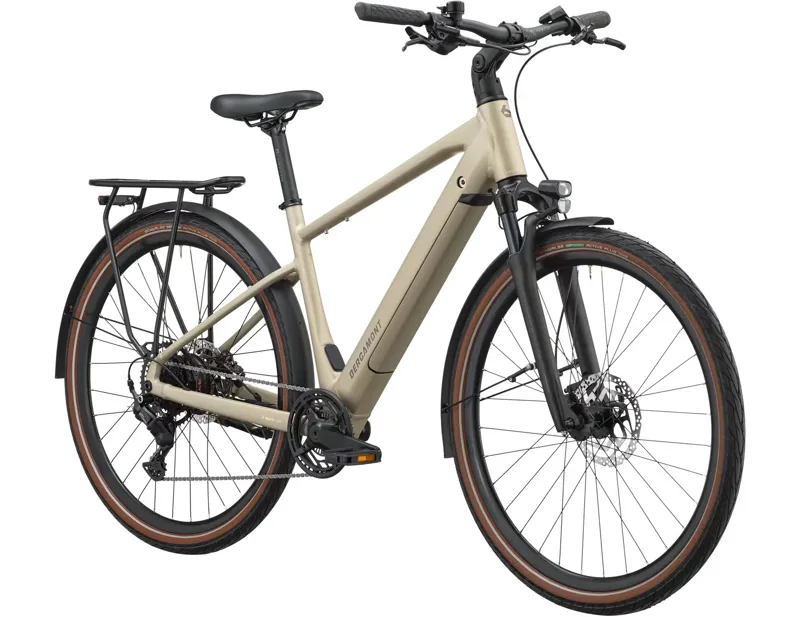 Bergamont Belami 10 Electric Hybrid Bike 2027 in Champagne Beige-1