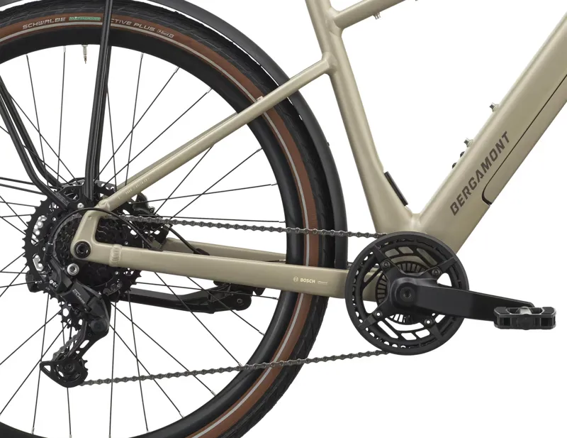 Bergamont Belami 10 Electric Hybrid Bike 2027 in Champagne Beige-4