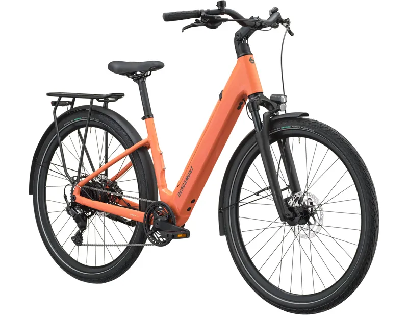 Bergamont Belami 10 Wave Electric Hybrid Bike 2027 in Papaya Orange