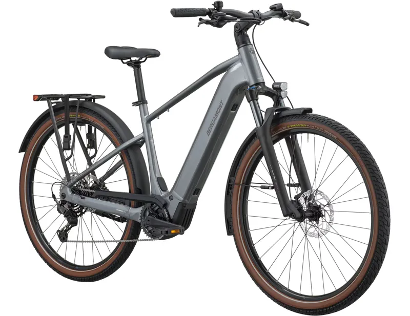 Bergamont Horizon Sport 10 Electric Hybrid Bike 2027 in Chrome Silver-1