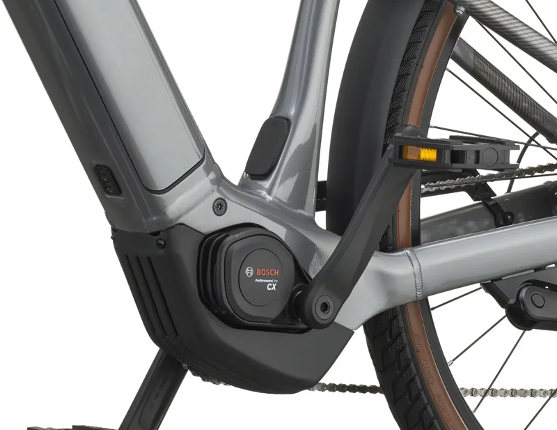 Bergamont Horizon Sport 10 Electric Hybrid Bike 2027 in Chrome Silver-3