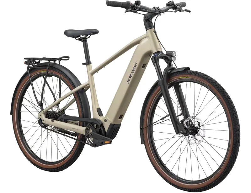 Bergamont Horizon Tour 20 Electric Hybrid Bike 2027 in Champagne Beige-1