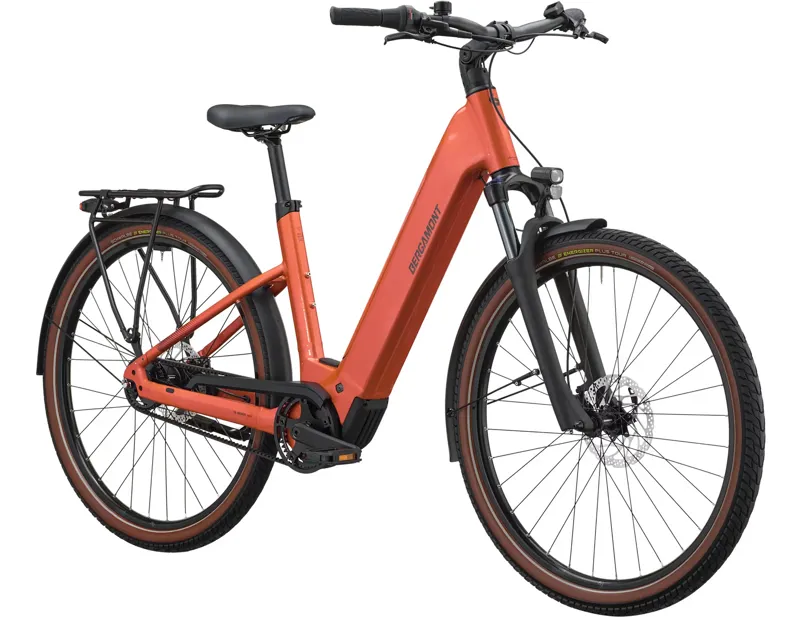 Bergamont Horizon Tour 20 Wave Electric Hybrid Bike 2027 in Siena Red-1