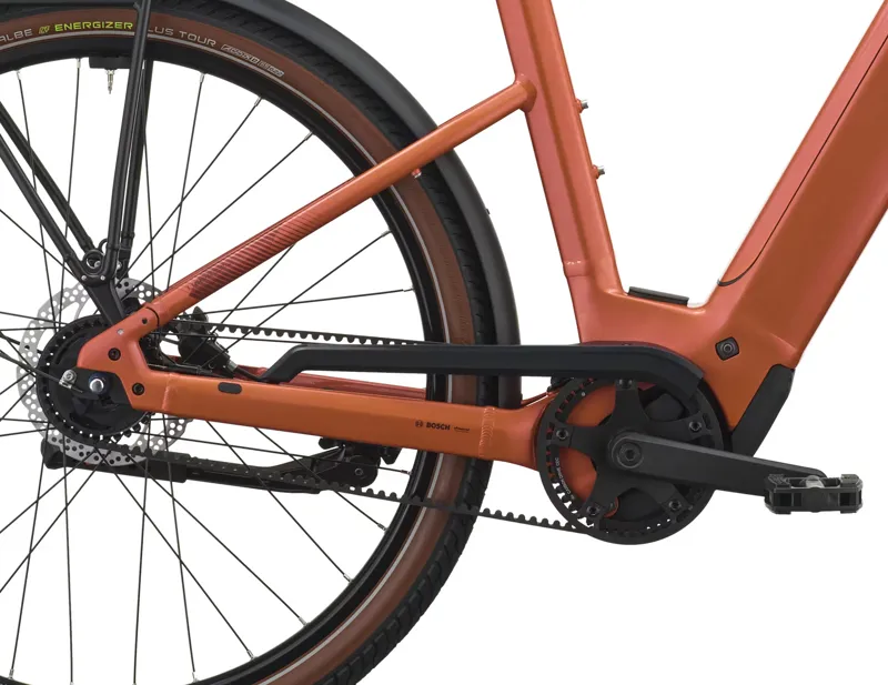 Bergamont Horizon Tour 20 Wave Electric Hybrid Bike 2027 in Siena Red-7